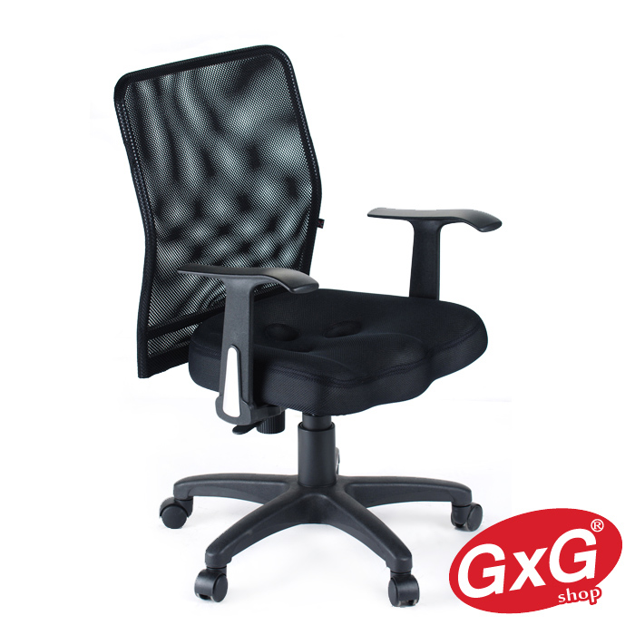 GXG 短背電腦椅 型號003E (黑色)