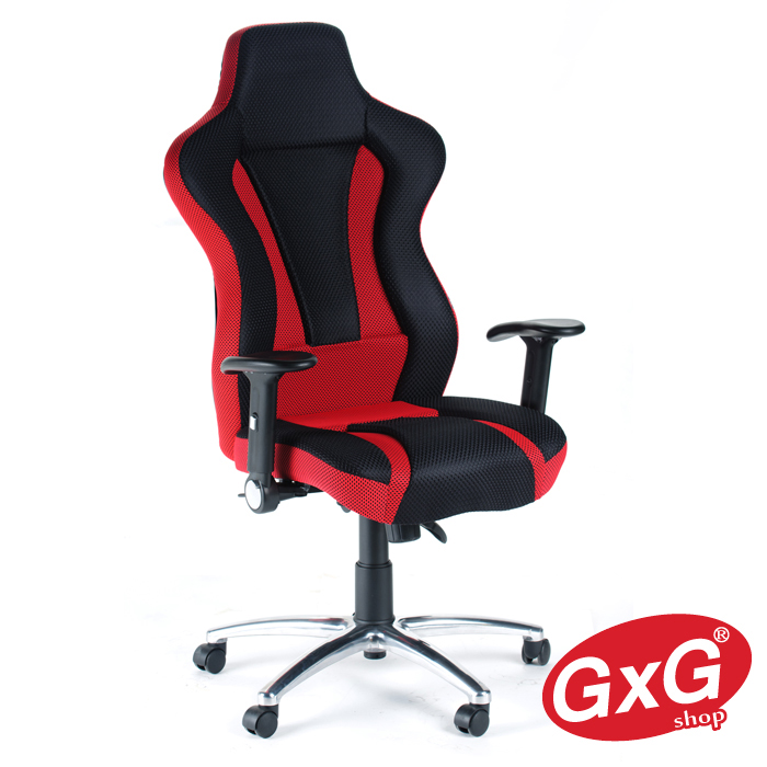 GXG 電競賽車 電腦椅(鋁合金腳/摺疊手) 型號018 LU1
