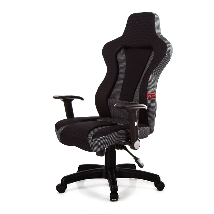 GXG 電競賽車 電腦椅(塑膠腳/摺疊手) 型號018 E1
