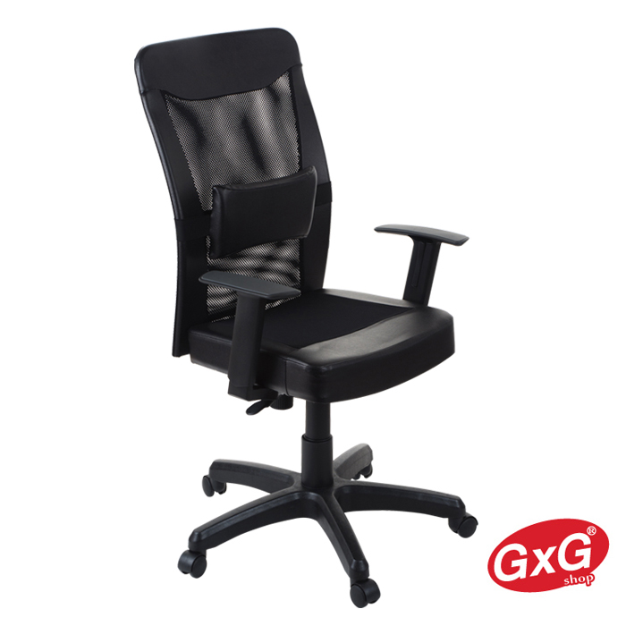GXG 短背皮面 電腦椅 型號032 E2