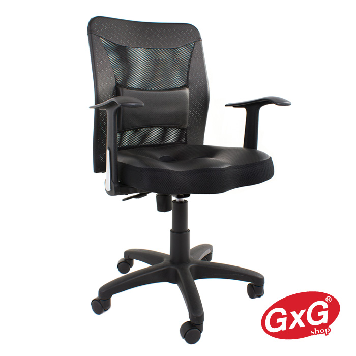 GXG 短背皮面 電腦椅 型號040E
