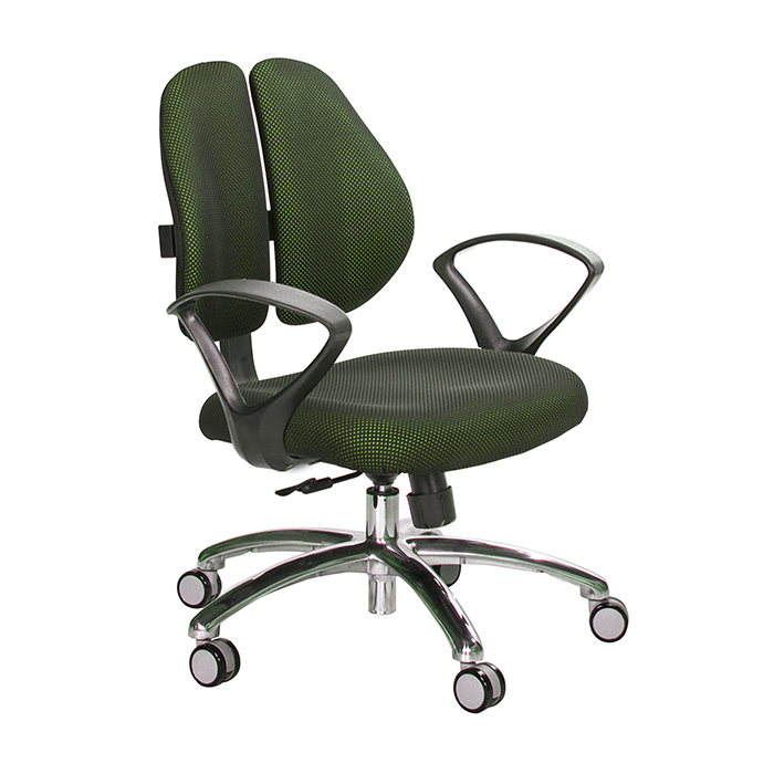 GXG 短背涼感 雙背椅 (鋁腳/D字扶手)  型號2992 LU4