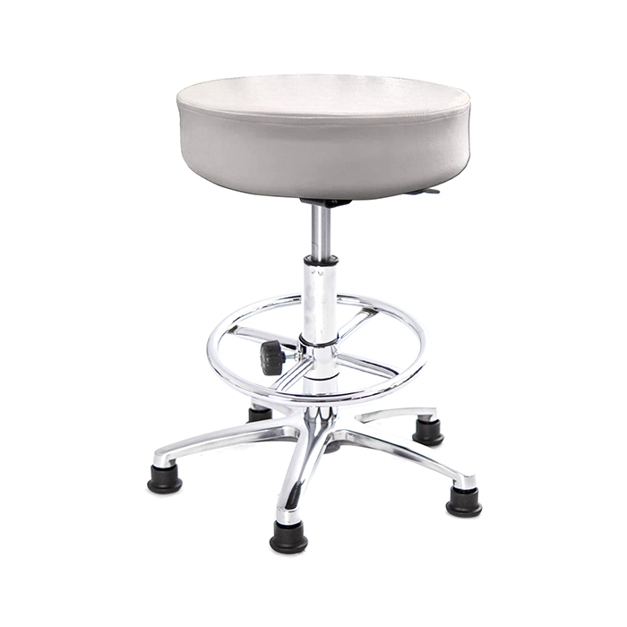 GXG 圓凳款 工作椅 (鋁腳+電金踏圈款) 型號T01LUK