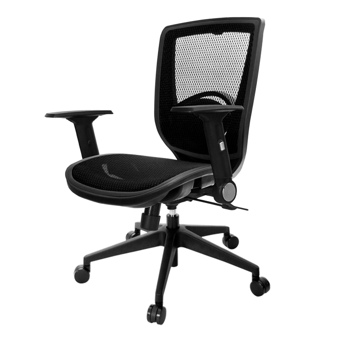 GXG 短背全網 電腦椅 (摺疊扶手) 型號81X6 E1