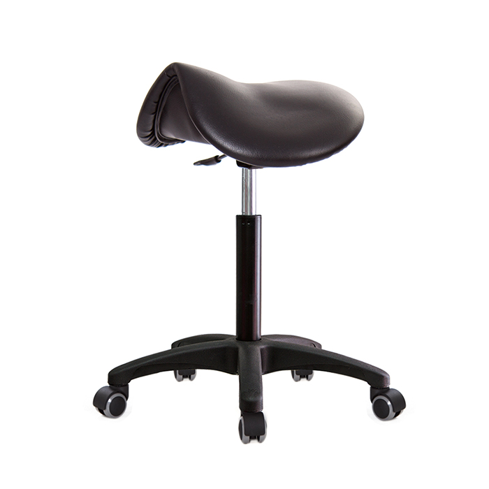 GXG 馬鞍型 工作椅(塑膠腳/搭配防刮輪)  型號T05EX