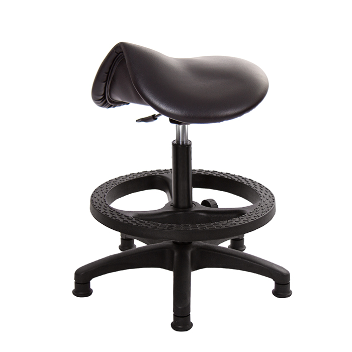 GXG 馬鞍型 工作椅 (搭配塑膠踏圈)  型號T05EK