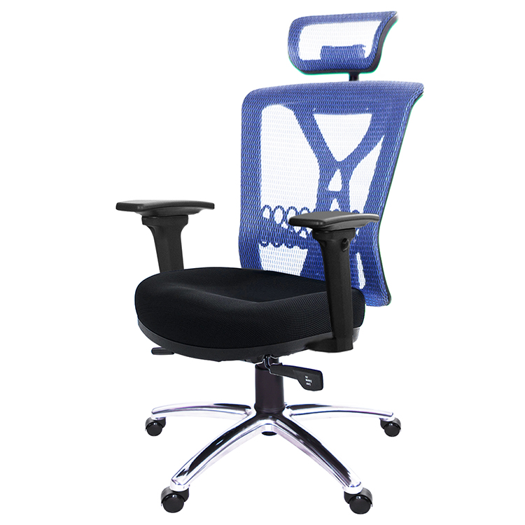 GXG 高背電腦椅 (3D升降扶手/鋁腳) 型號8095 LUA9