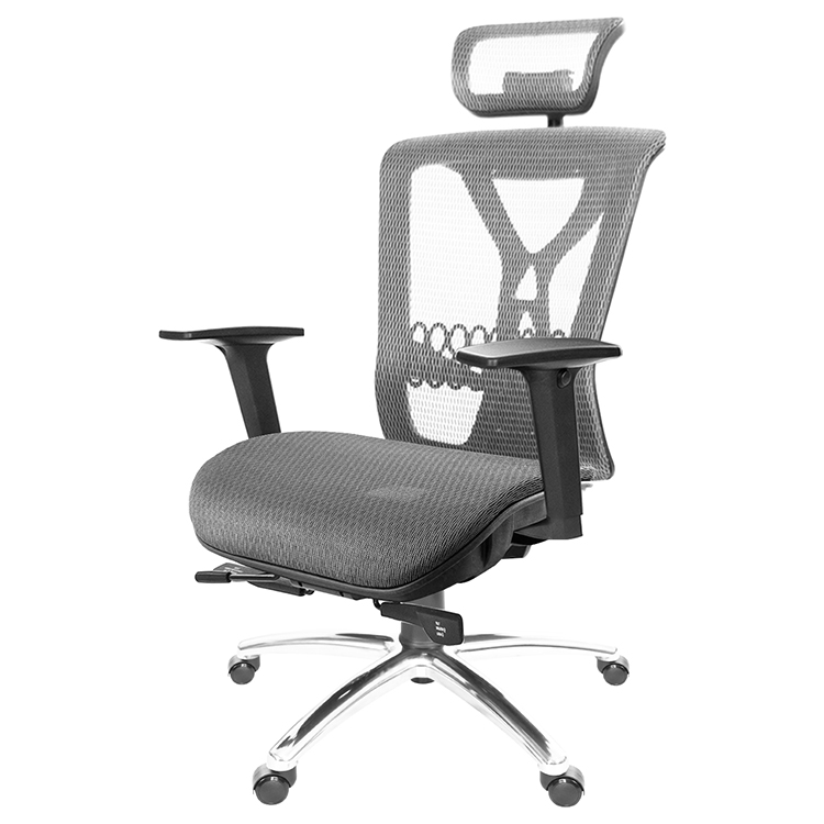 GXG 高背全網 電腦椅 (2D升降扶手/鋁腳) 型號8094 LUA2