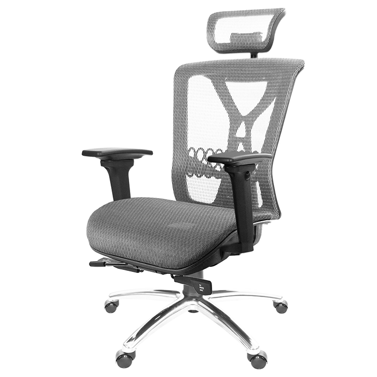 GXG 高背全網 電腦椅 (3D升降扶手/鋁腳) 型號8094 LUA9