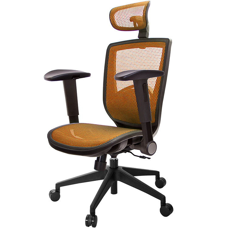 GXG 高背全網 電腦椅 (摺疊滑面扶手) 型號81X6 EA1J