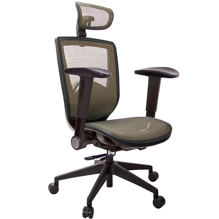 GXG 高背全網 電腦椅 (滑面摺疊扶手) 型號81Z6 EA1J