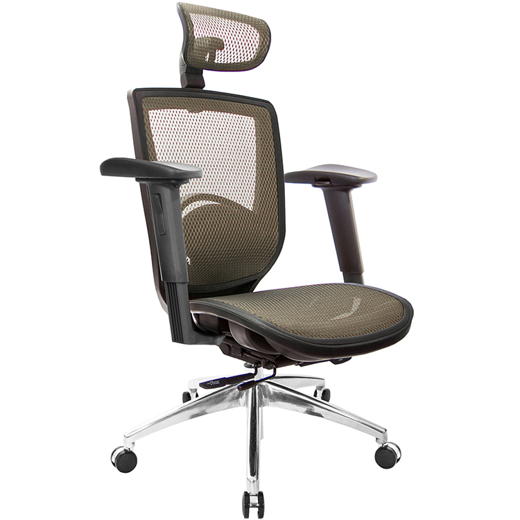 GXG 高背全網 電腦椅 (鋁腳/2D手遊專用扶手) 型號81Z6 LUA2JM