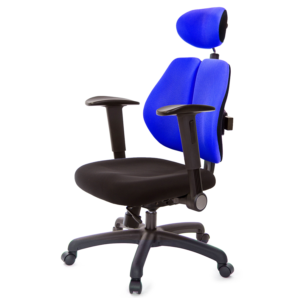 GXG 高背涼感綿 雙背椅 (摺疊升降扶手)  型號2994 EA1