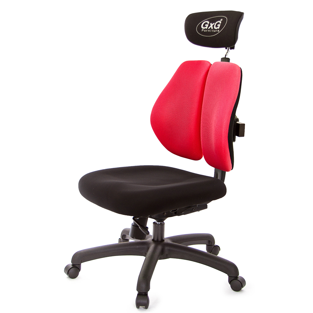 GXG 雙軸枕 雙背工學椅(無扶手) 型號2606 EANH