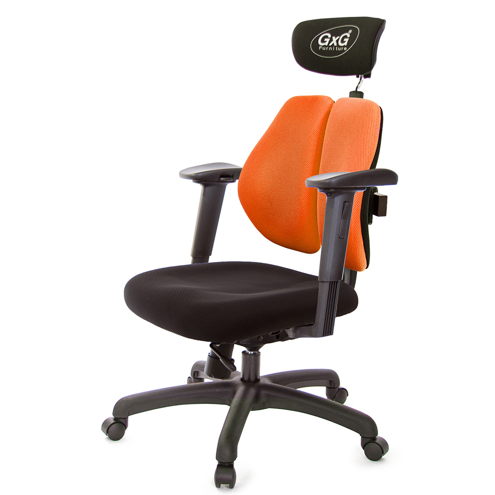 GXG 雙軸枕 雙背工學椅(2D手遊休閒扶手)  型號2606 EA2JM