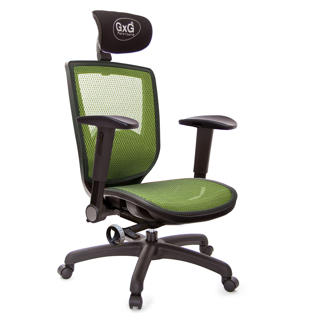 GXG 高背全網 電腦椅 (滑面摺疊扶手) 型號83F6 EA1J