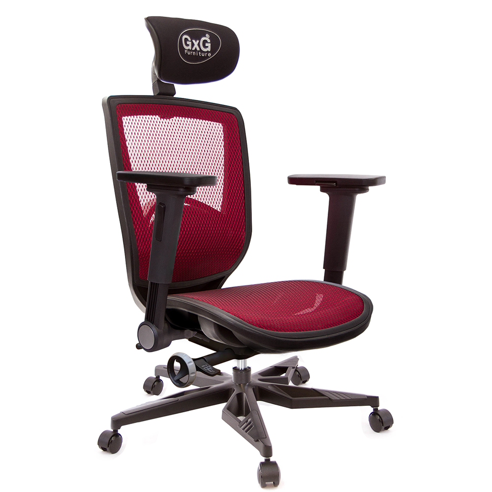 GXG 高背全網 電腦椅 (電競腳/4D平面摺疊扶手) 型號83F6 KGA1H