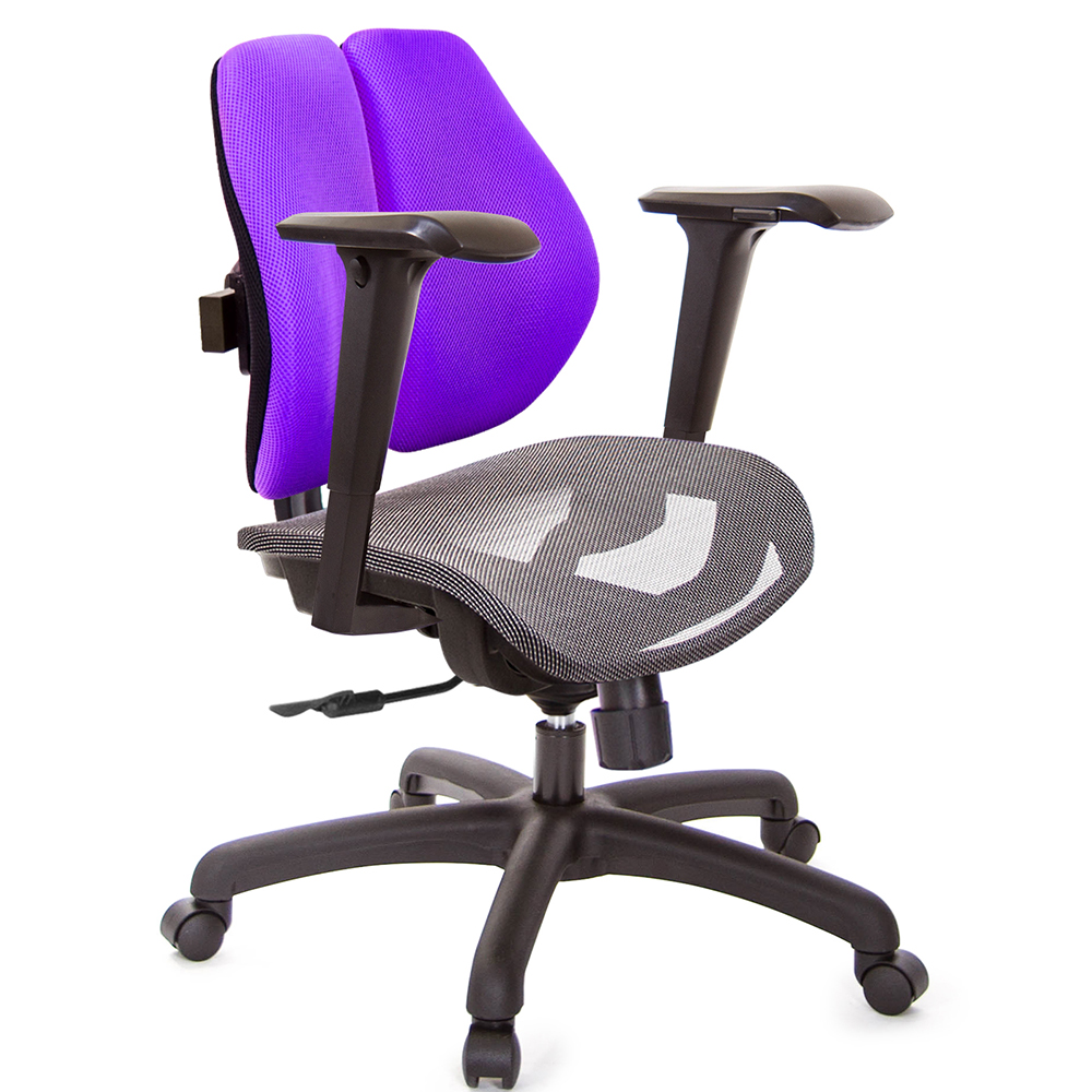 GXG 低雙背網座 電腦椅(4D升降扶手)  型號2803 E3