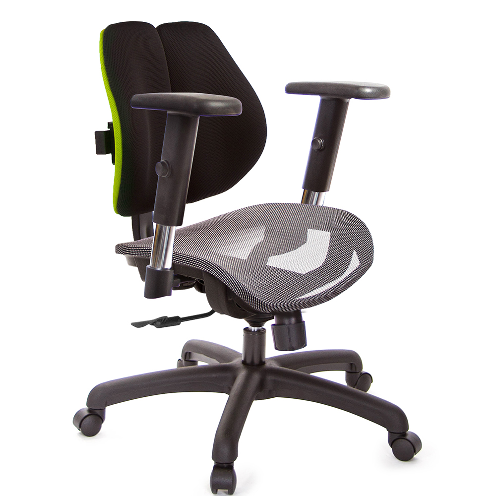 GXG 低雙背網座 電腦椅(SO金屬扶手)  型號2803 E5