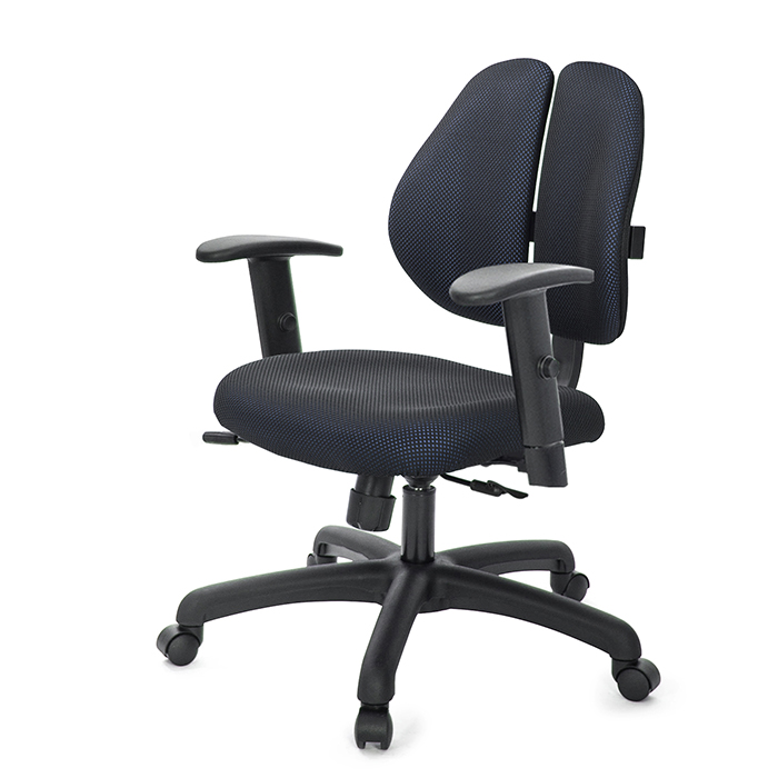 GXG 人體工學 雙背椅 (升降扶手)  型號2991 E5