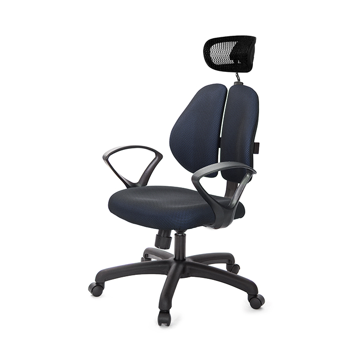 GXG 高背泡棉座 雙背椅 (D字扶手)  型號2993 EA4