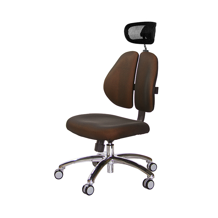 GXG 高背泡棉座 雙背椅 (鋁腳/無扶手)  型號2993 LUANH