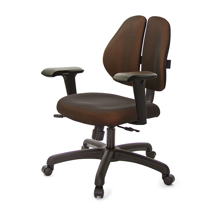 GXG 人體工學 雙背椅 (4D升降扶手)  型號2991 E3