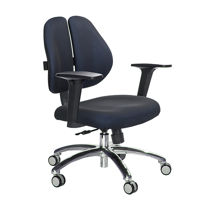 GXG 短背涼感 雙背椅 (鋁腳/2D升降扶手)  型號2992 LU2