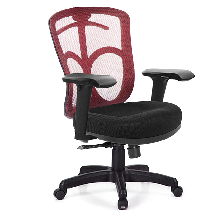GXG 短背半網 電腦椅 (4D升降扶手)  型號096 E3