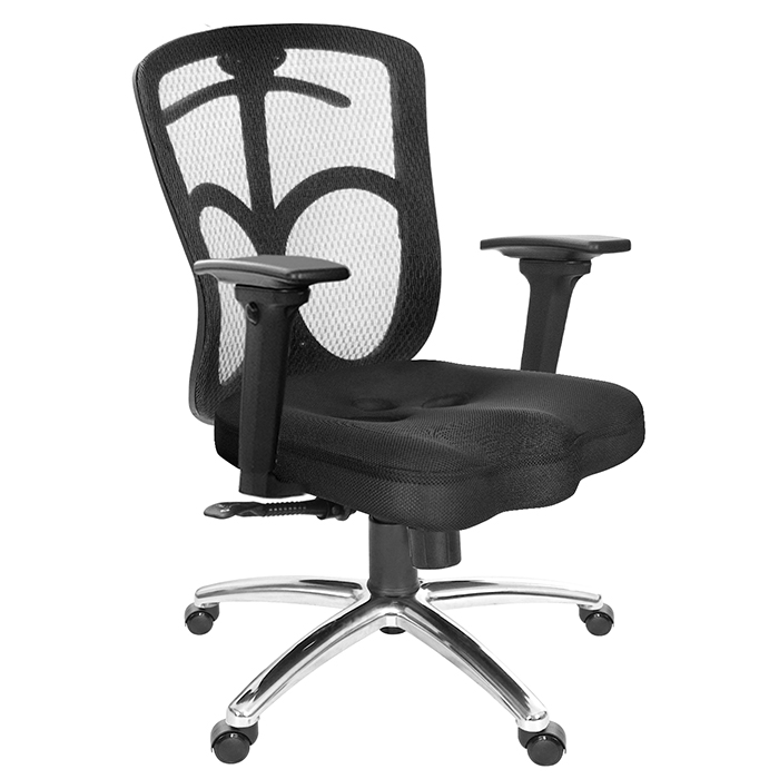 GXG 短背美臀 電腦椅  (鋁腳/3D升降手) 型號115 LU9