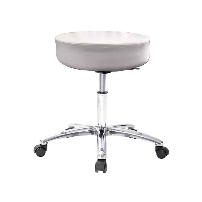 GXG 圓凳款 工作椅 (寬鋁腳+防刮輪) 型號T01LU1X