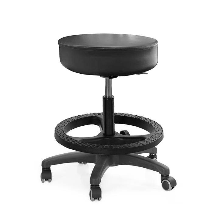 GXG 圓凳款 工作椅 (塑膠踏圈+防刮輪)   型號T01 EXK 