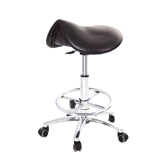 GXG 馬鞍型 工作椅 (電金踏圈款+防刮輪) 型號T05LUXK 