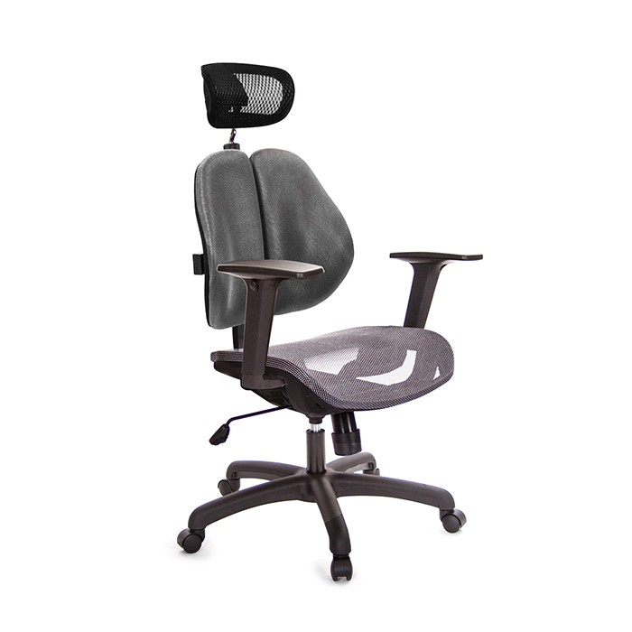 GXG 高背網座 雙背椅 (升降扶手)  TW-2802 EA2