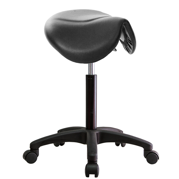 GXG 立體泡棉 小馬鞍 工作椅(塑膠腳) 型號81T7 E 