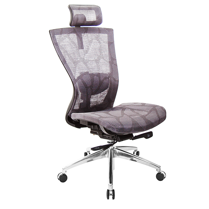 GXG 高背全網 電腦椅 (無扶手/鋁腳) 型號81Z5 LUANH