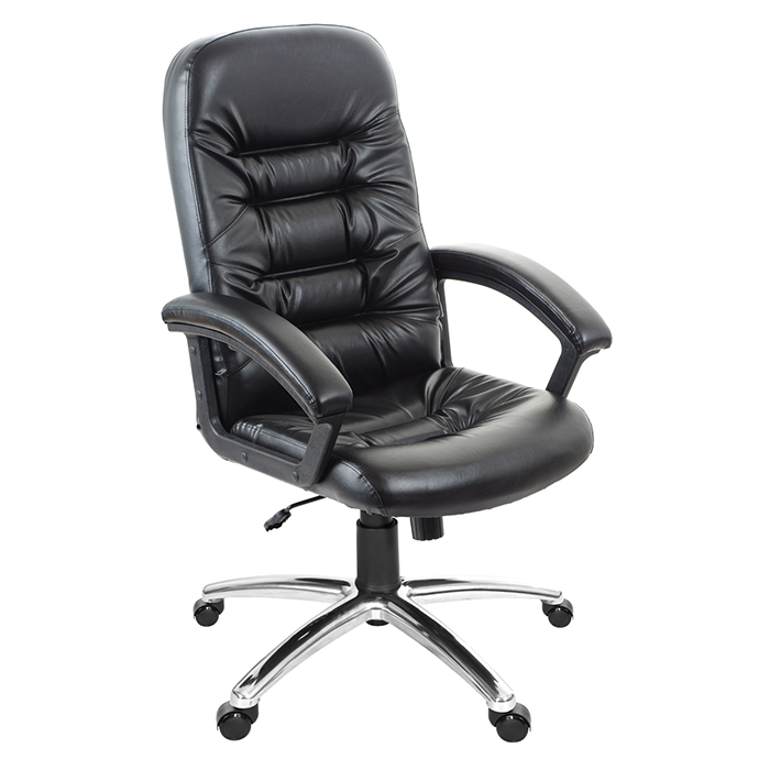 GXG 高背皮面 電腦椅 (鋁合金腳座) 型號1001 LU