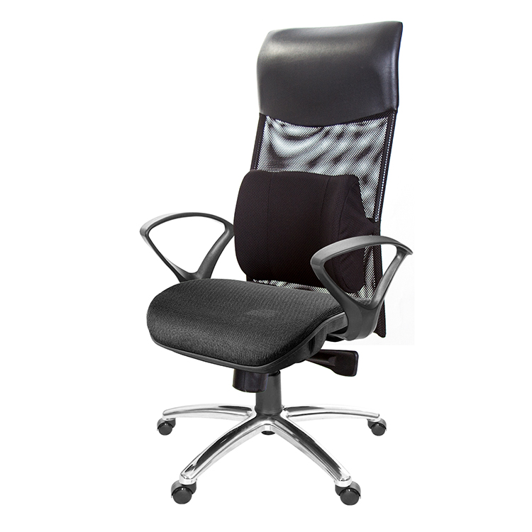 GXG 高背網座 電腦椅 (D字扶手/鋁腳) 型號8125 LUA4