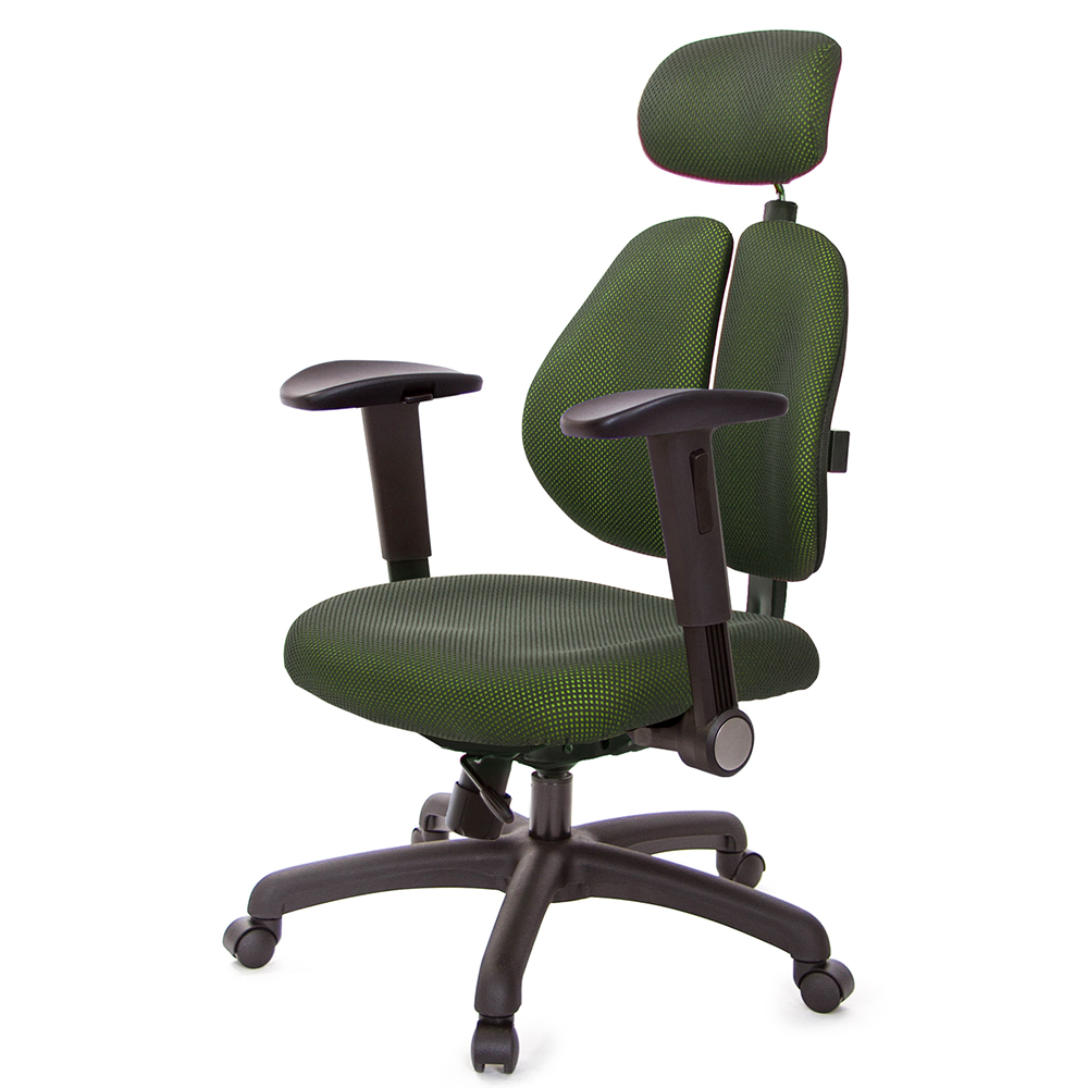 GXG 高背涼感綿 雙背椅 (摺疊滑面扶手)  型號2994 EA1J
