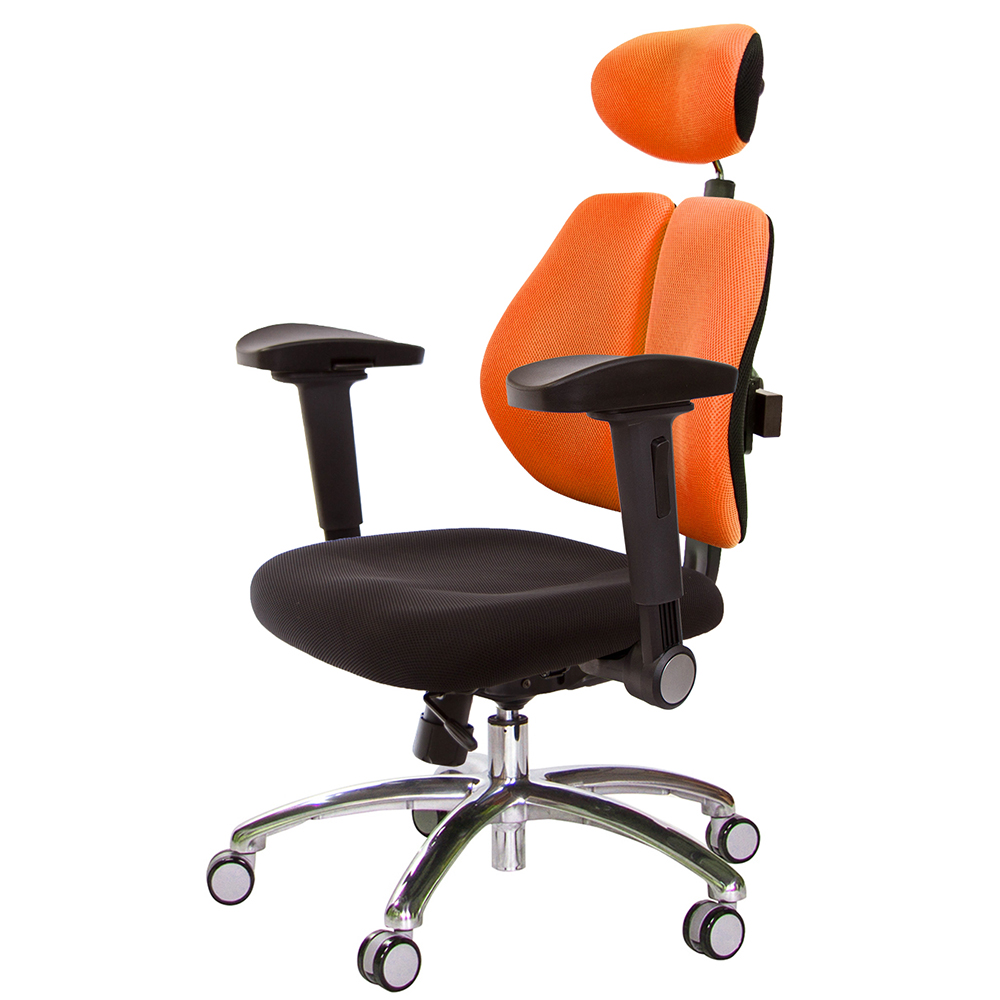 GXG 高背涼感綿 雙背椅 (鋁腳/4D弧面摺疊手)  型號2994 LUA1D