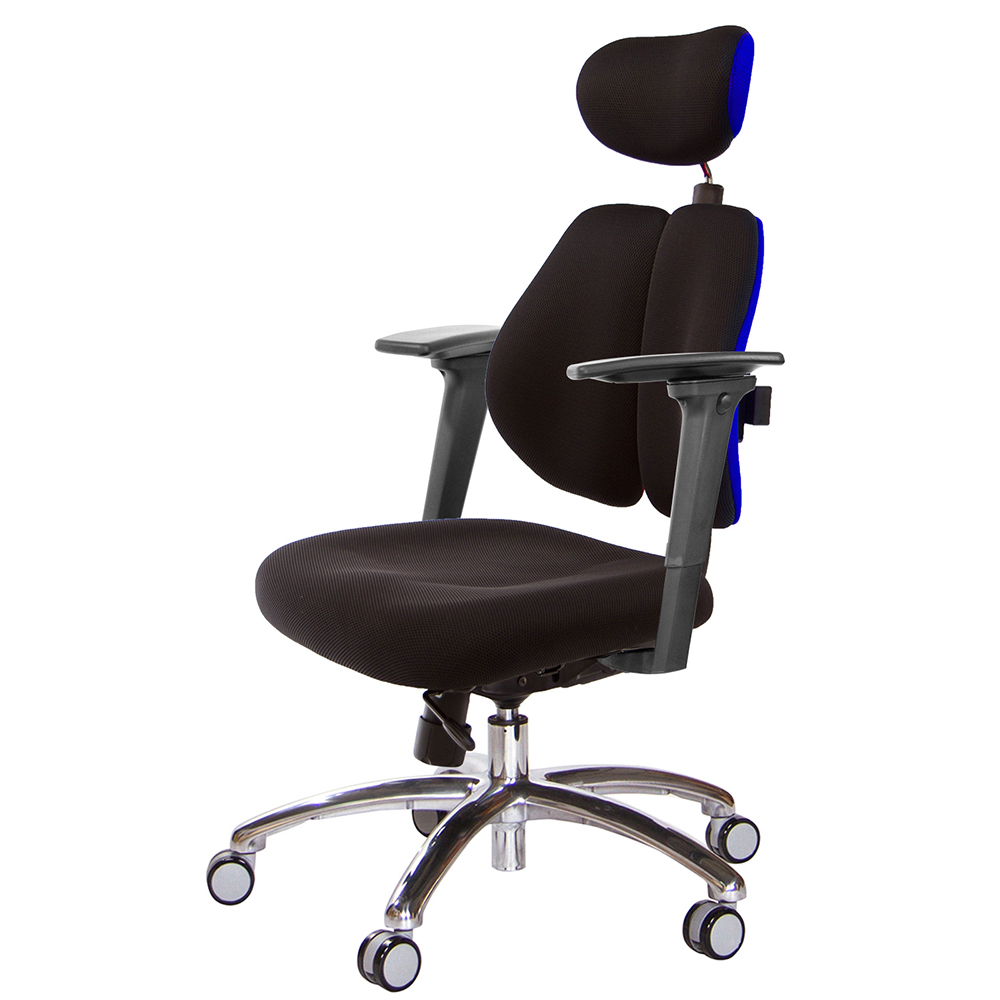 GXG 高背涼感綿 雙背椅 (鋁腳/3D手遊休閒扶手)  型號2994 LUA9M