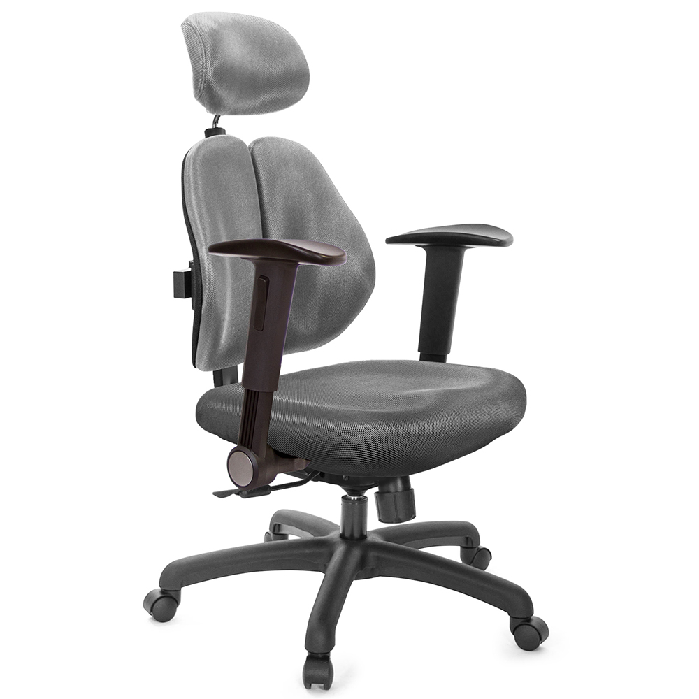 GXG 高背涼感綿 雙背椅 (摺疊升降扶手)  型號2995 EA1