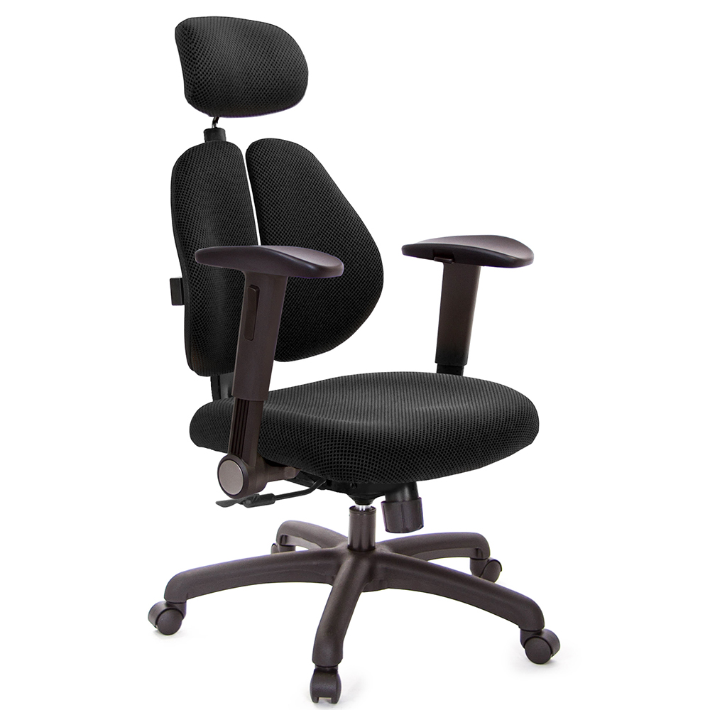 GXG 高背涼感綿 雙背椅 (摺疊滑面扶手)  型號2995 EA1J