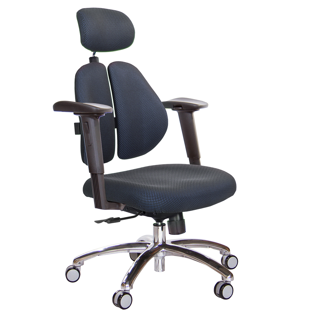 GXG 高背涼感綿 雙背椅 (鋁腳/2D手遊休閒扶手)  型號2995 LUA2JM