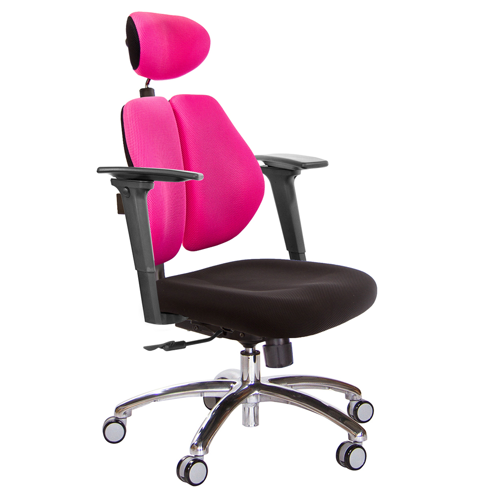 GXG 高背涼感綿 雙背椅 (鋁腳/3D手遊休閒扶手)  型號2995 LUA9M