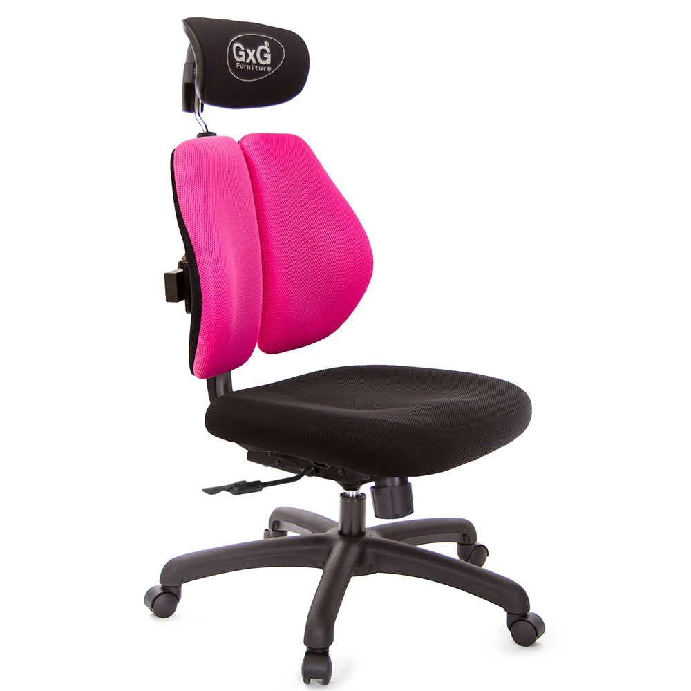 GXG 雙軸枕 雙背電腦椅(無扶手) 型號2604 EANH