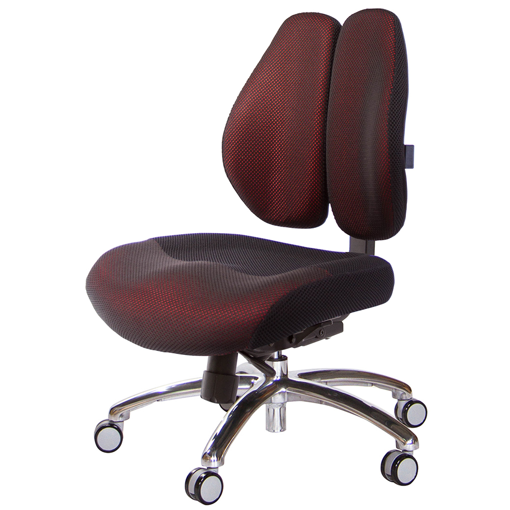 GXG 低雙背DUO KING 工學椅(鋁腳/無扶手)  型號3005 LUNH