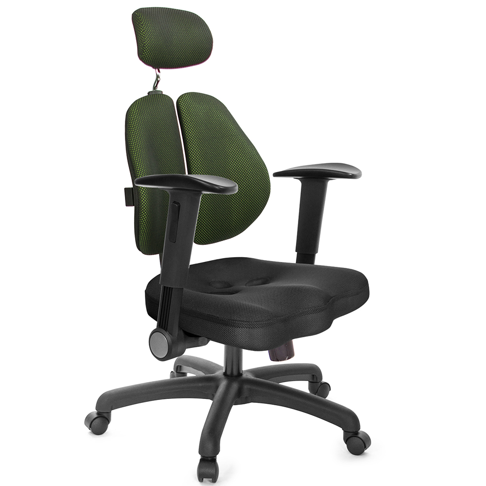 GXG 高背美臀 雙背椅 (摺疊升降扶手)  型號2504 EA1