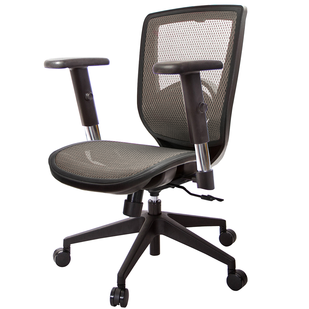 GXG 短背全網 電腦椅 (升降扶手) 型號81X6 E5
