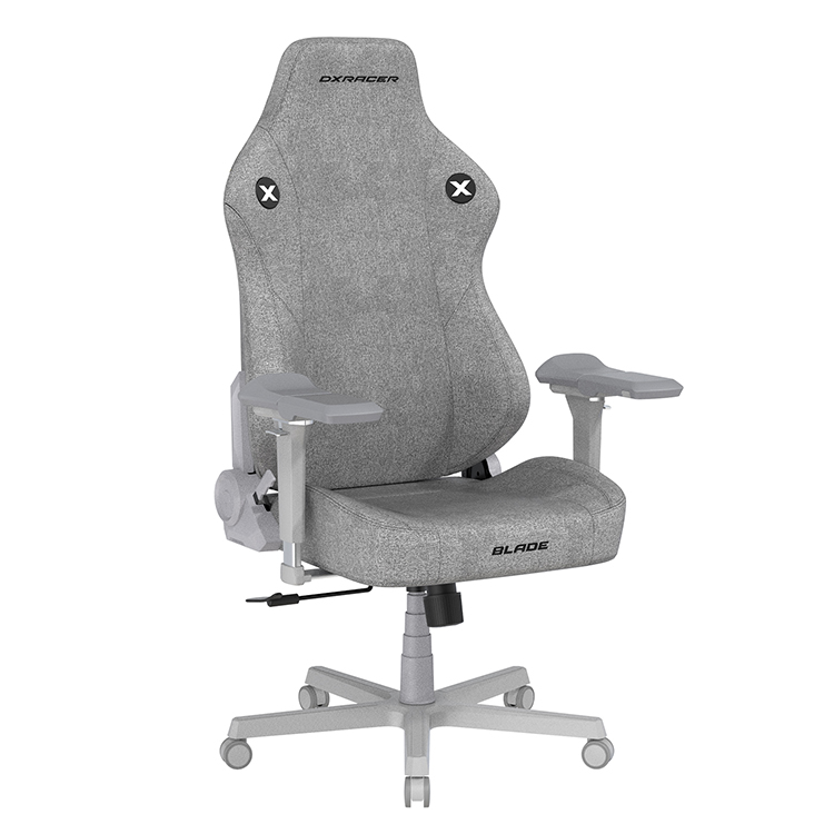 DXRACER 電競賽車椅 利刃基本款 (6D扶手/布面灰色)